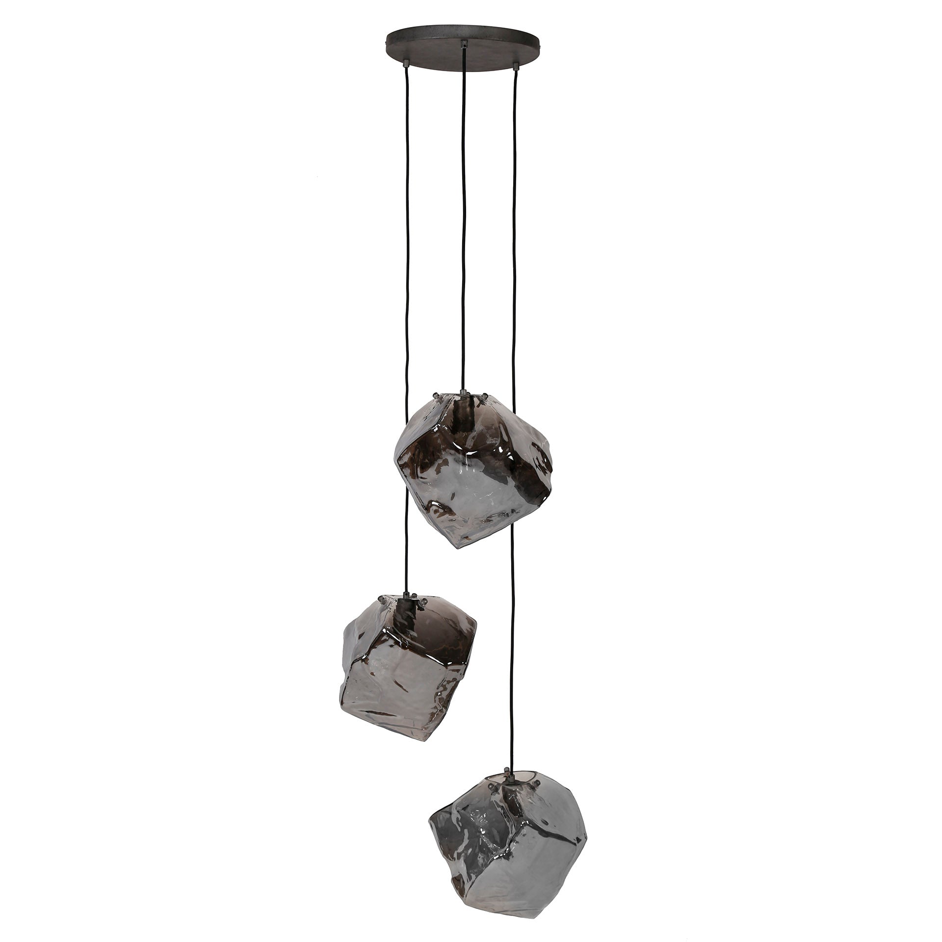 Blokker Rocky Hanglamp 3-lichts - Chrome