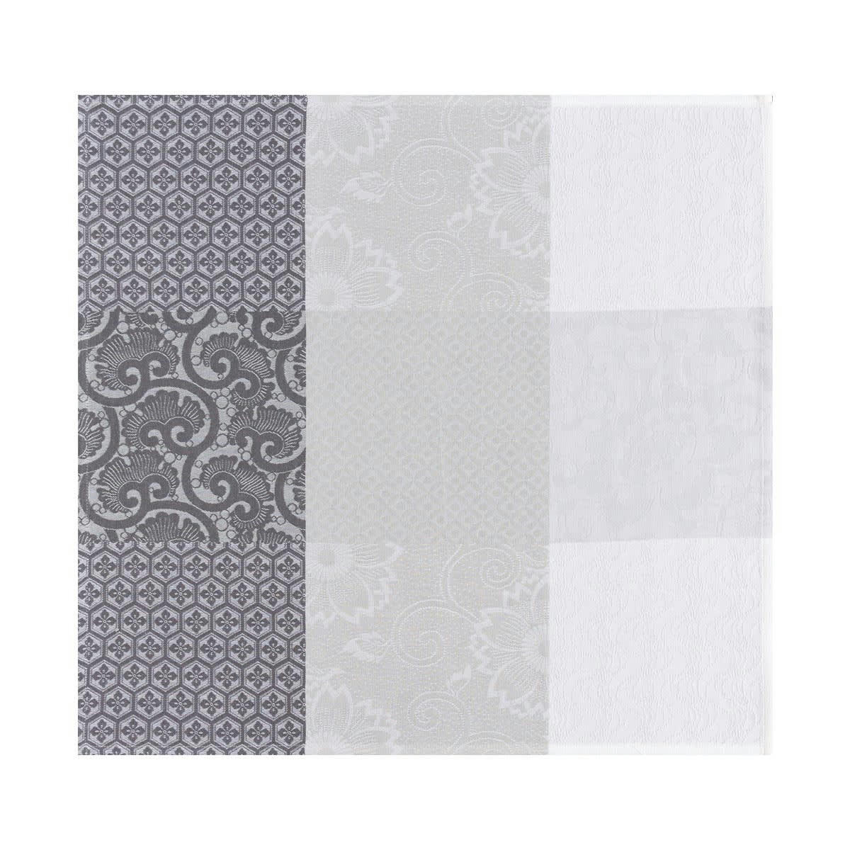 FLEURS DE KYOTO - Serviette en coton brume 58 x 58