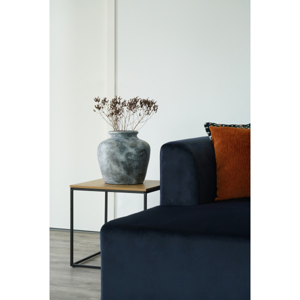 WAZON Santo Z CERAMICZNEJ TERAKOTY szary jasny surowy design