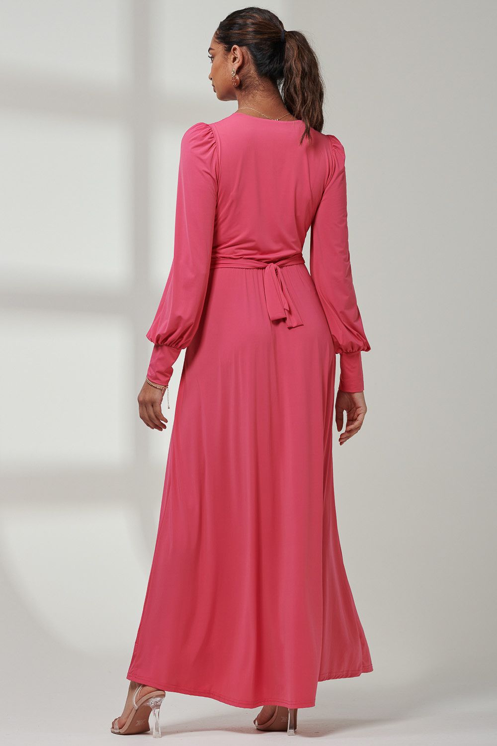 Jolie Moi Giulia Long Sleeve Maxi Dress