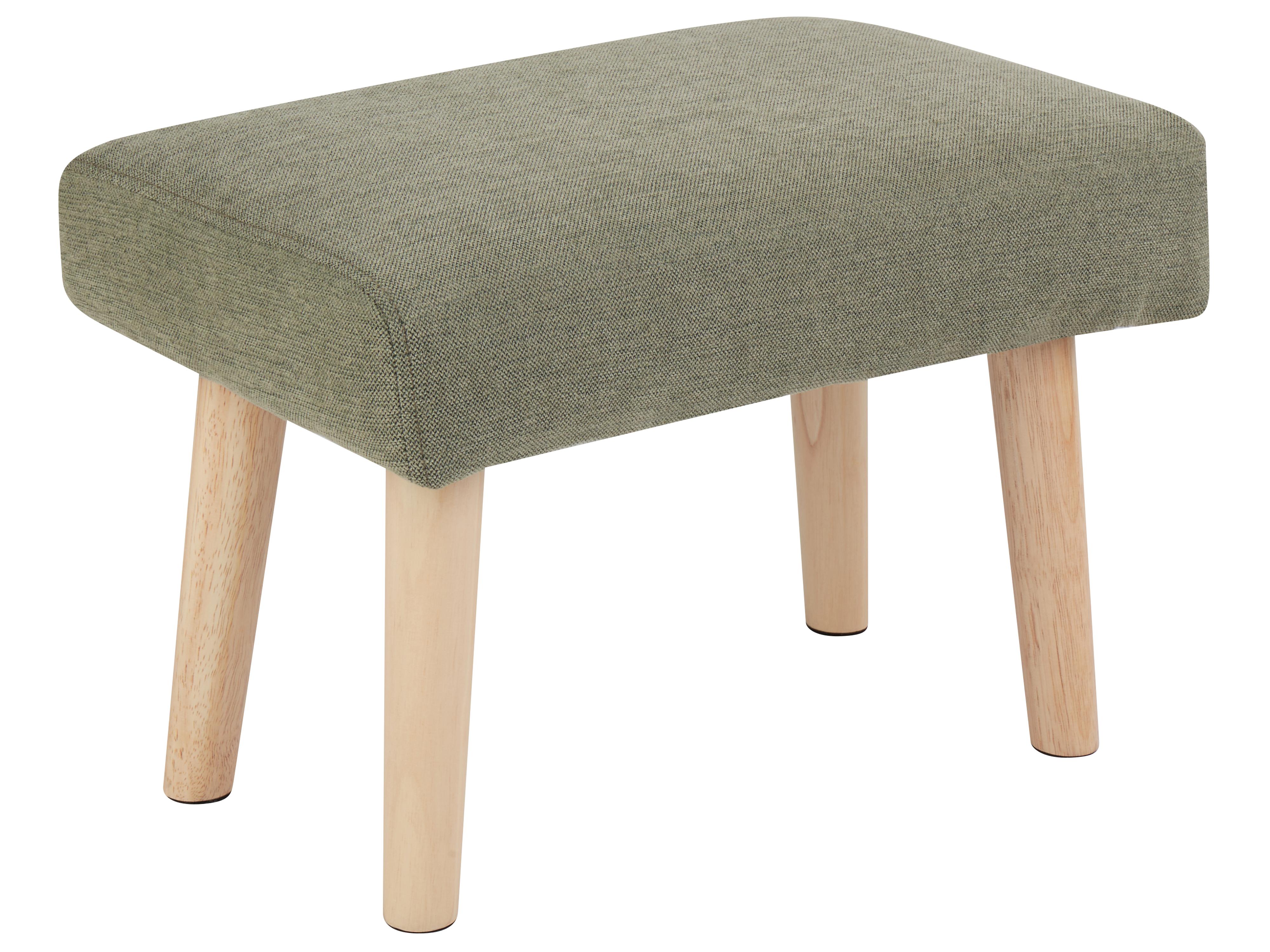 Footstool TAKOMA II Fabric Green