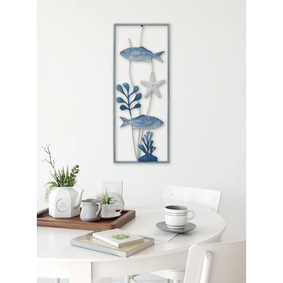 Metallbild, ca. 25x61 cm, Motiv 976