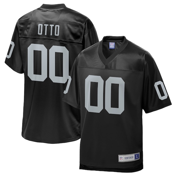 Jim Otto Oakland Raiders NFL Pro Line Retired Player Replica Jersey - Black/White