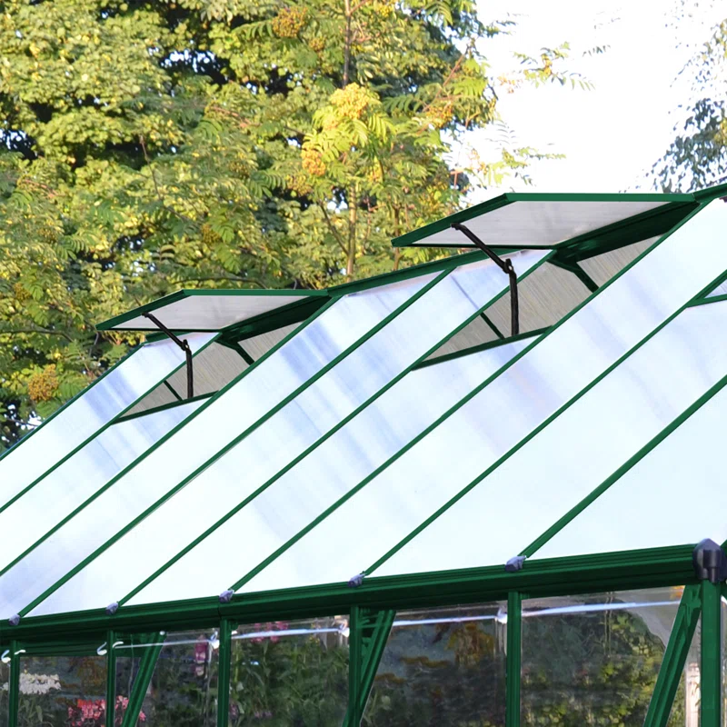 Palram - Canopia Balance 8' W Hobby Greenhouse - Green