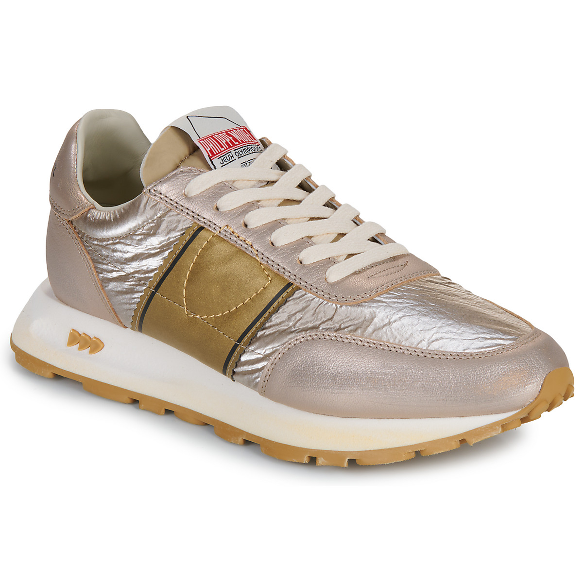 Philippe Model - TOUR LOW WOMAN - Gold / Kaki