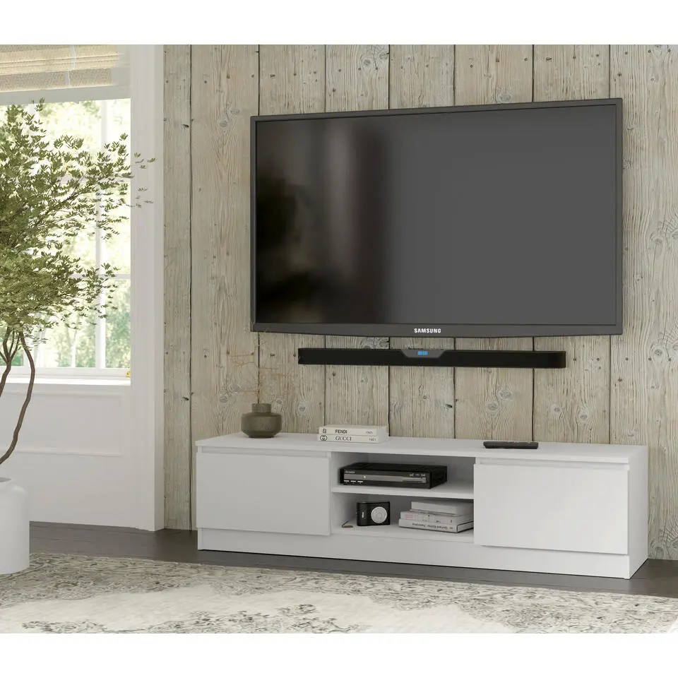 MAJA TV meubel ladekast 150 cm wit mat