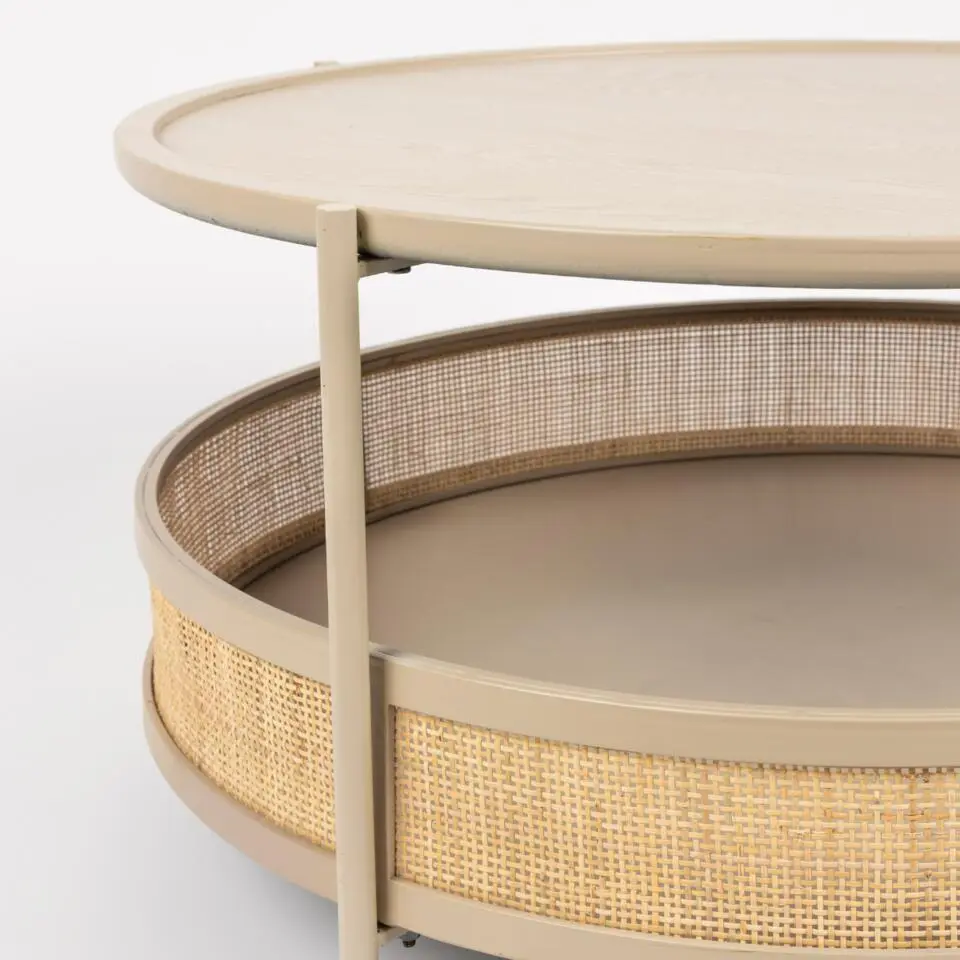 Puur - Snogge salontafel 80 cm zand