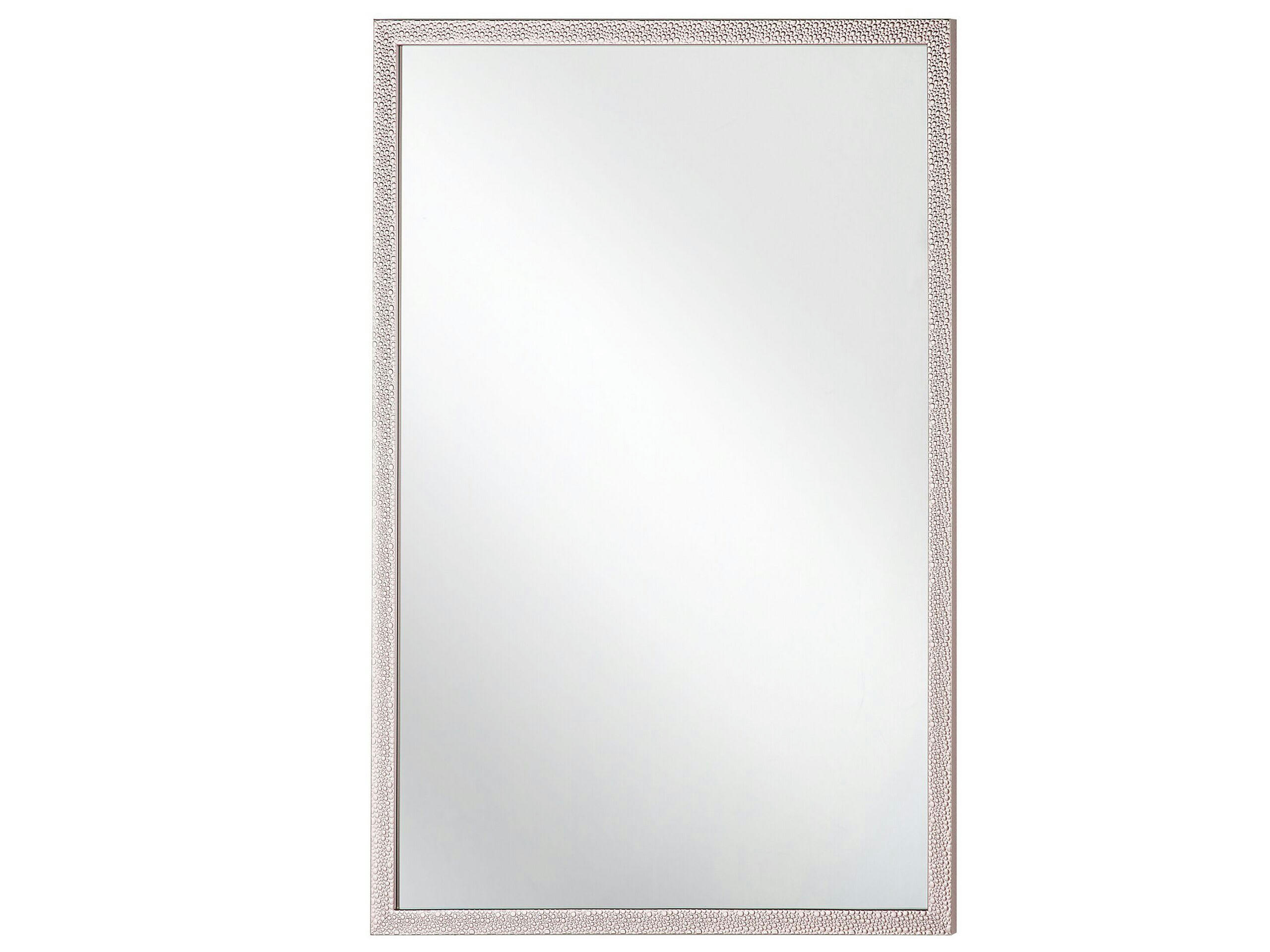 MORLAIX - Miroir en matériaux synthétiques rose 90x60