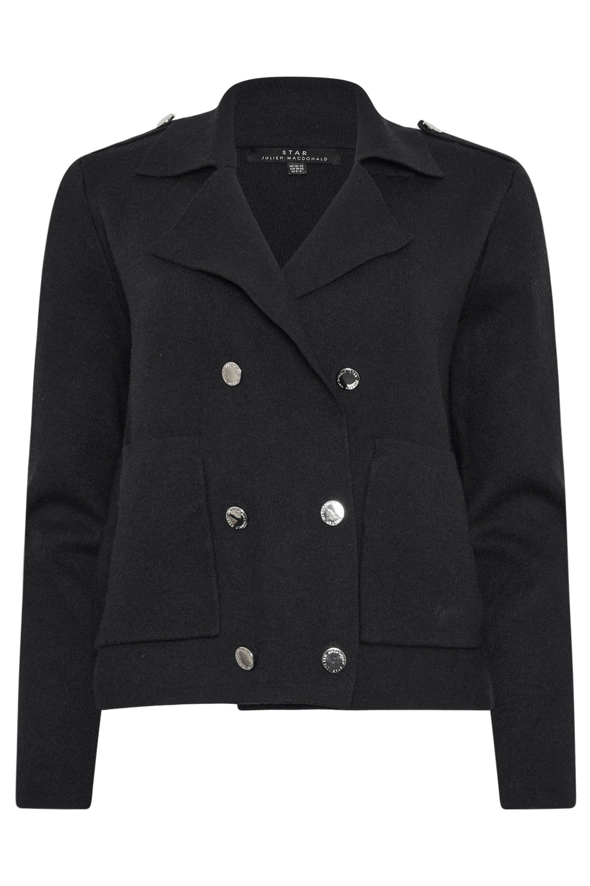 Star by Julien Macdonald Military Button Cardigan