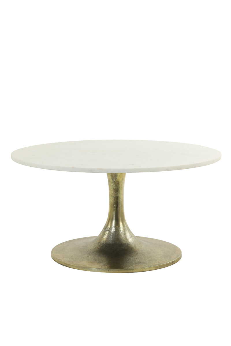Light & Living salontafel RICKERD - Ø76x36cm - wit