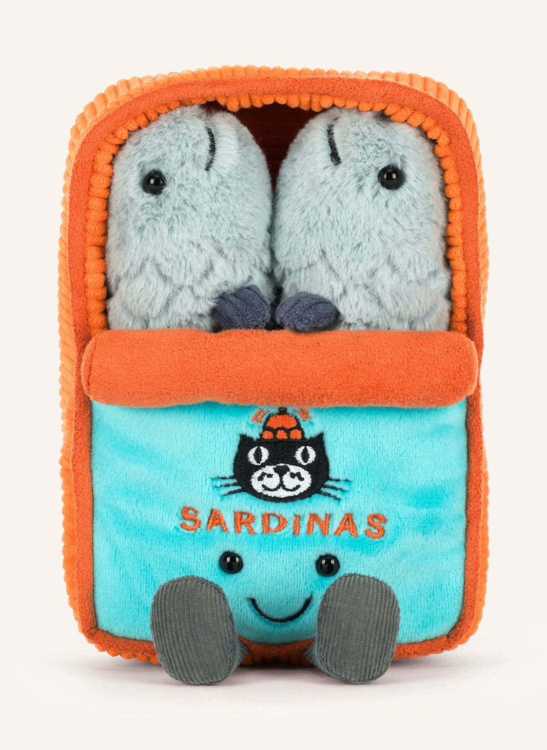 Jellycat Plüsch-Spielzeug AMUSEABLES SARDINE TIN