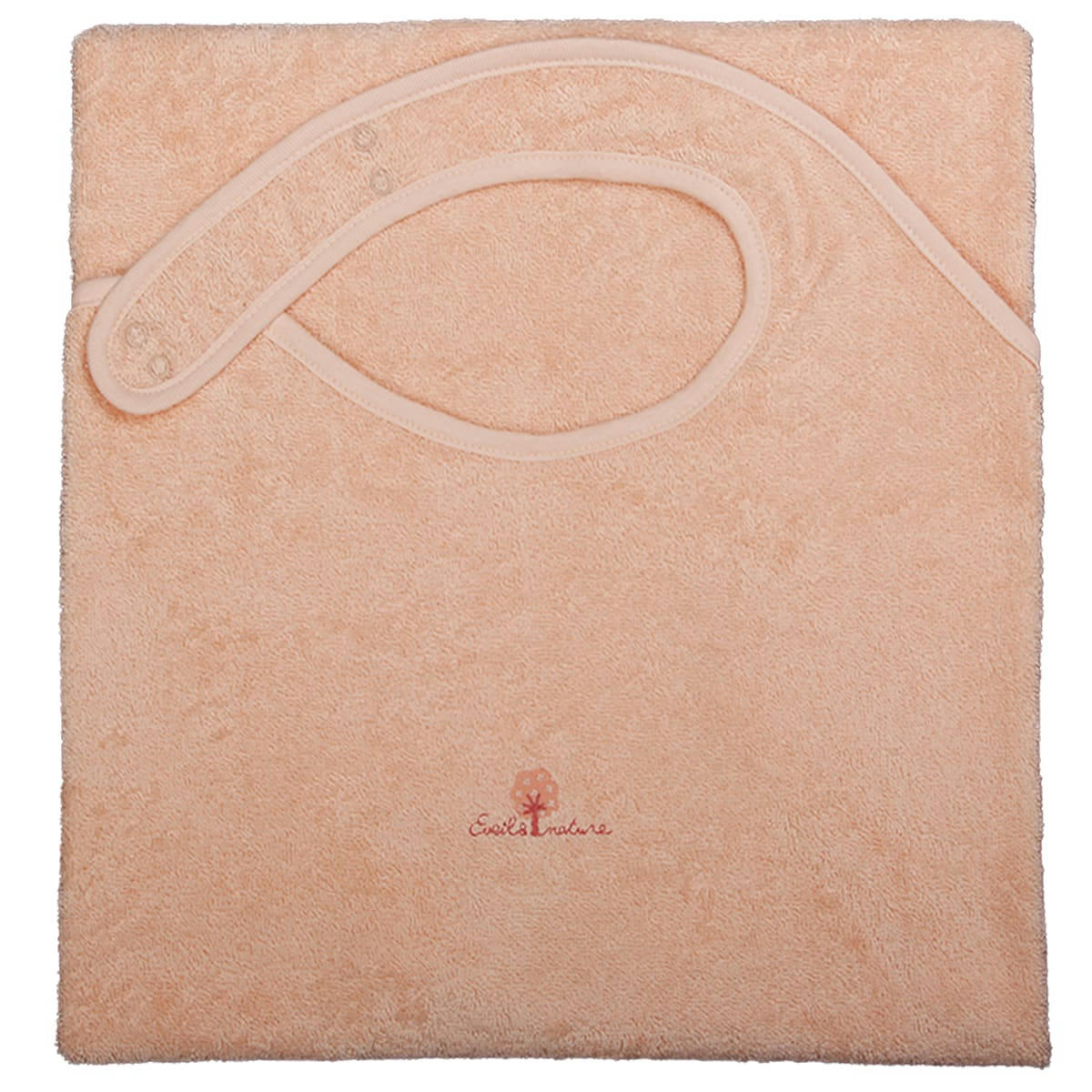 GAMME BIO UNIS - Tablier de bain éponge 70x100 cm Coton bio-Pêche