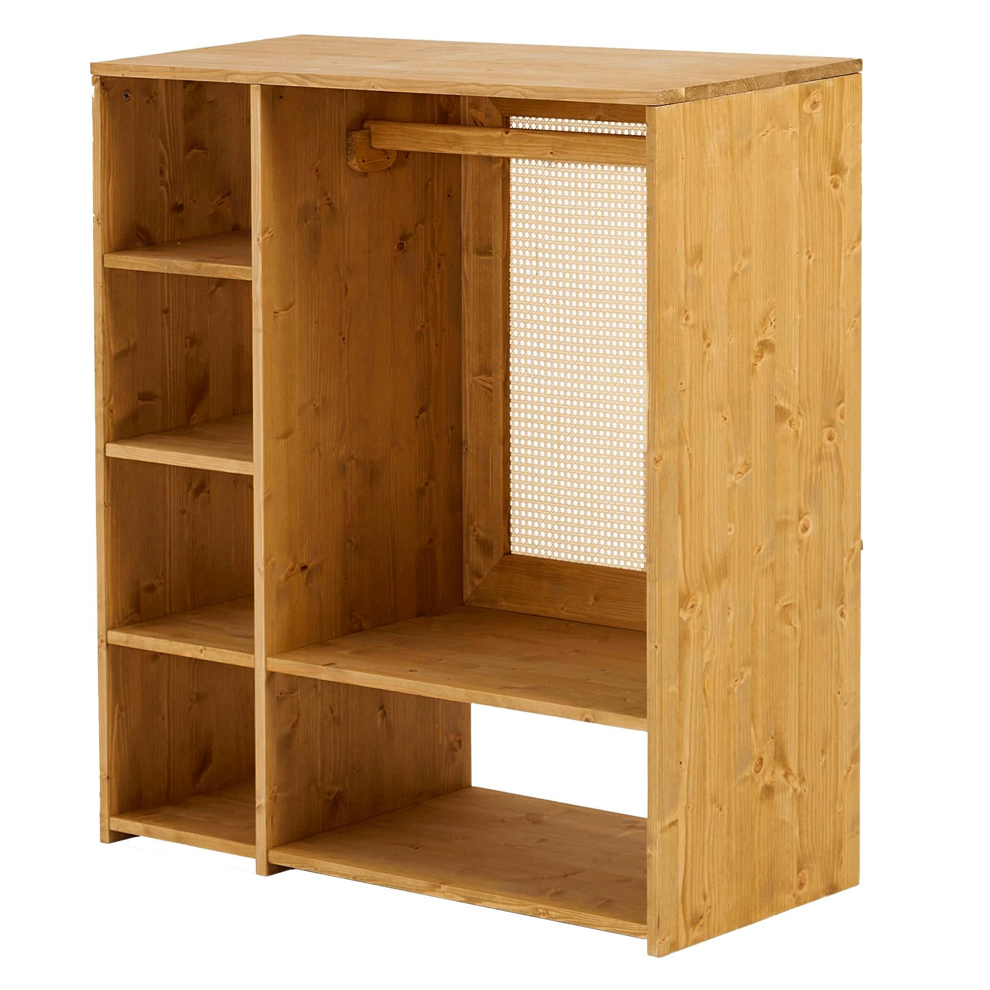 BLAI - Armoire Montessori en bois de couleur marron clair