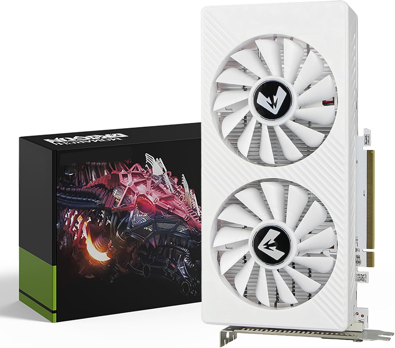 MOUGOL AMD Radeon RX 580 Gaming Graphics Card, 8GB GDDR5 256-Bit, Dual Fan Cooling, DP/HDMI/DVI Video Output, PCI Express X16 3.0, Computer GPU Support Windows 11/10/7 Desktop PC