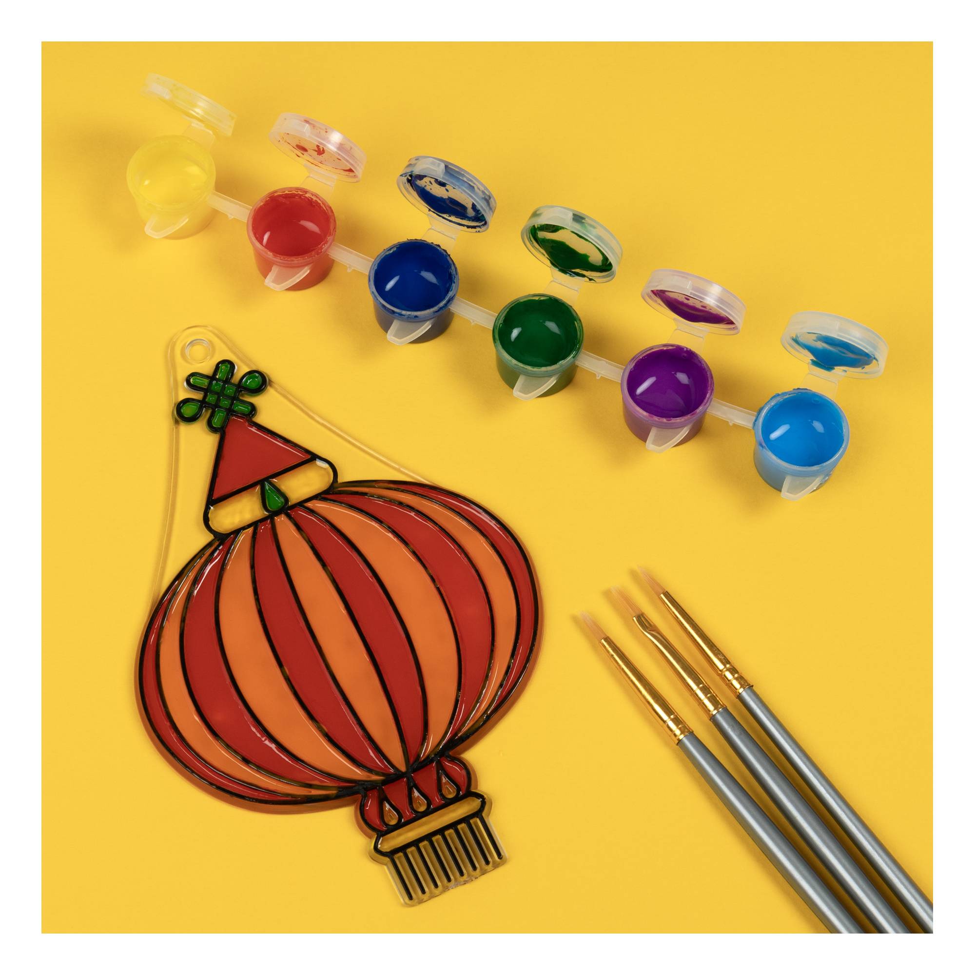 Lantern Plastic Suncatcher