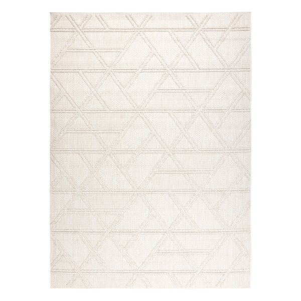 Dywan JERSEY 19241 krem - Romby, geometryczny pętelkowy, 60x100 cm