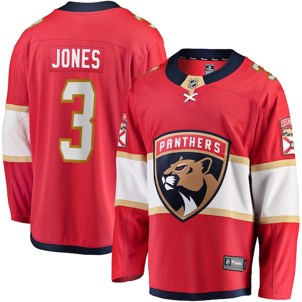 Seth Jones Florida Panthers  Home Breakaway Jersey - Red
