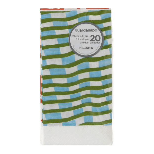 GUADANAPO PACOTE COM 20 PEÇAS 39 CM X 39 CM MISTURINHA