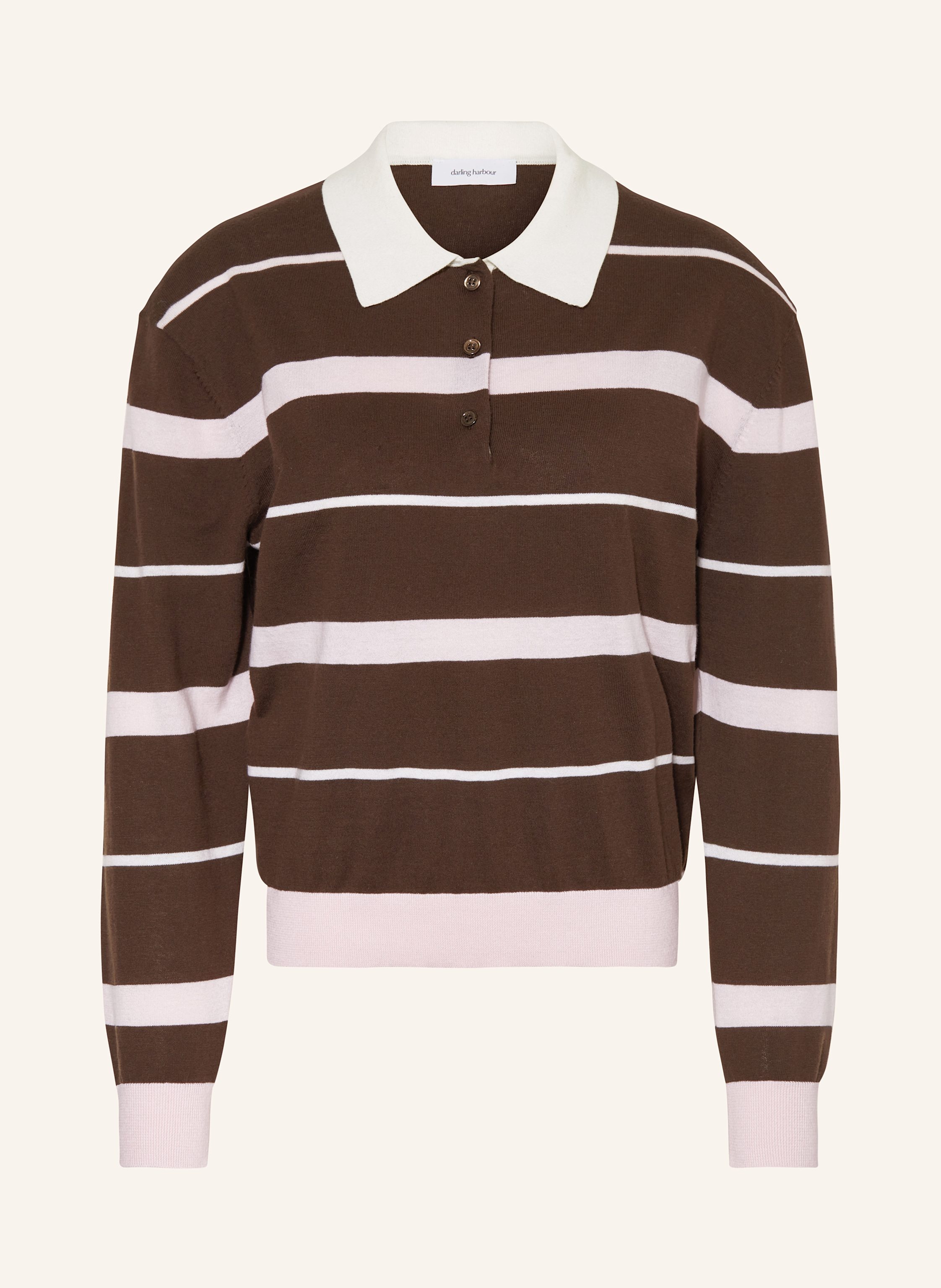 darling harbour Strick-Poloshirt