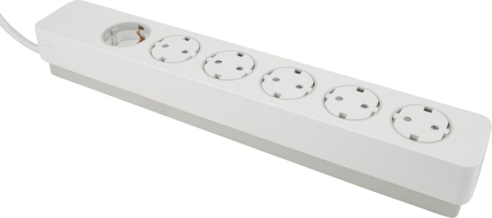GRENUTTAK GELIA 6-V JORDET MED BRYTERE 2M HVIT