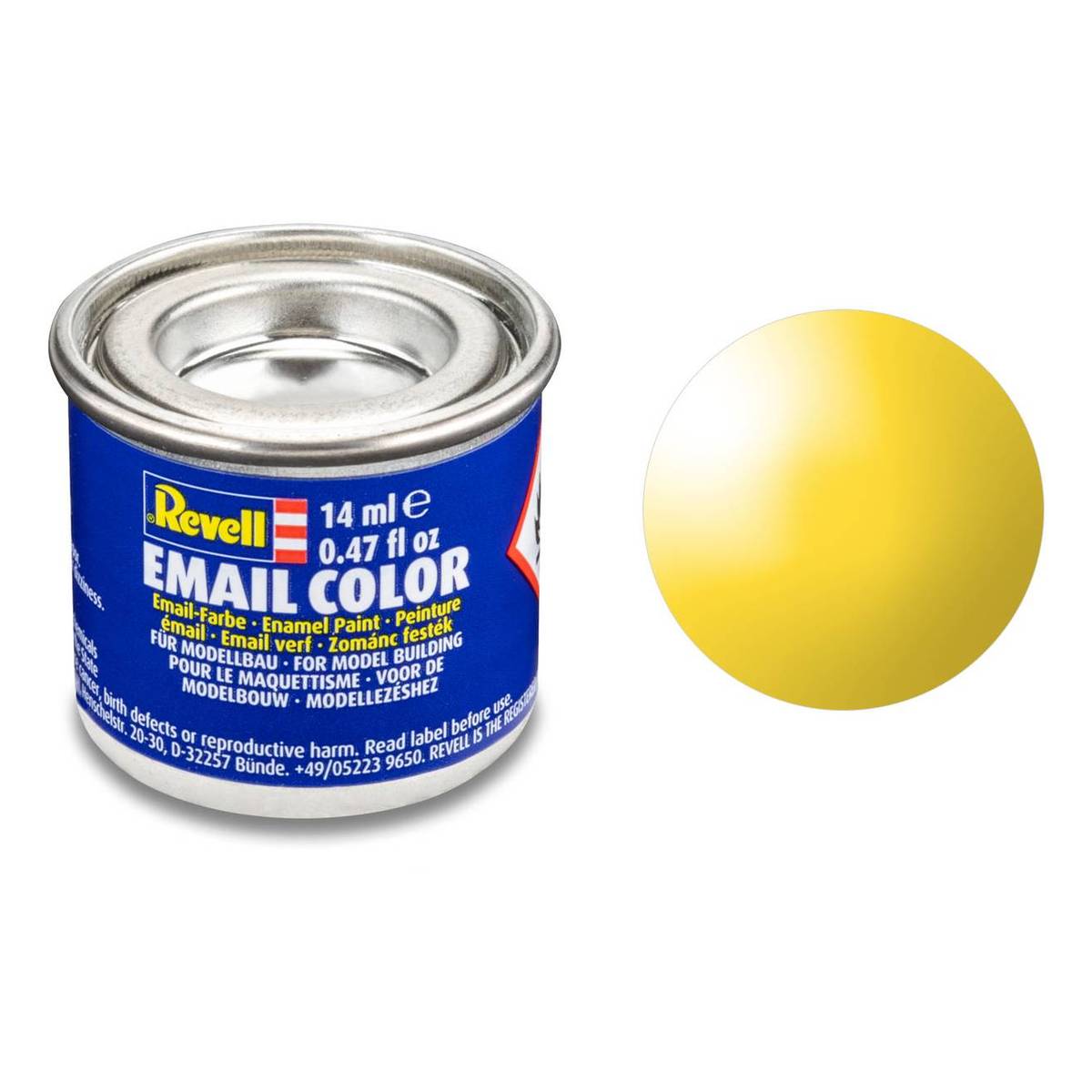 Revell Yellow Gloss Enamel Paint 14ml (12)