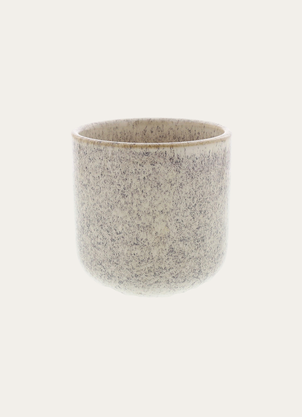 PHOTOPHORE EN VERRE EFFET MOUCHETÉ BLANC