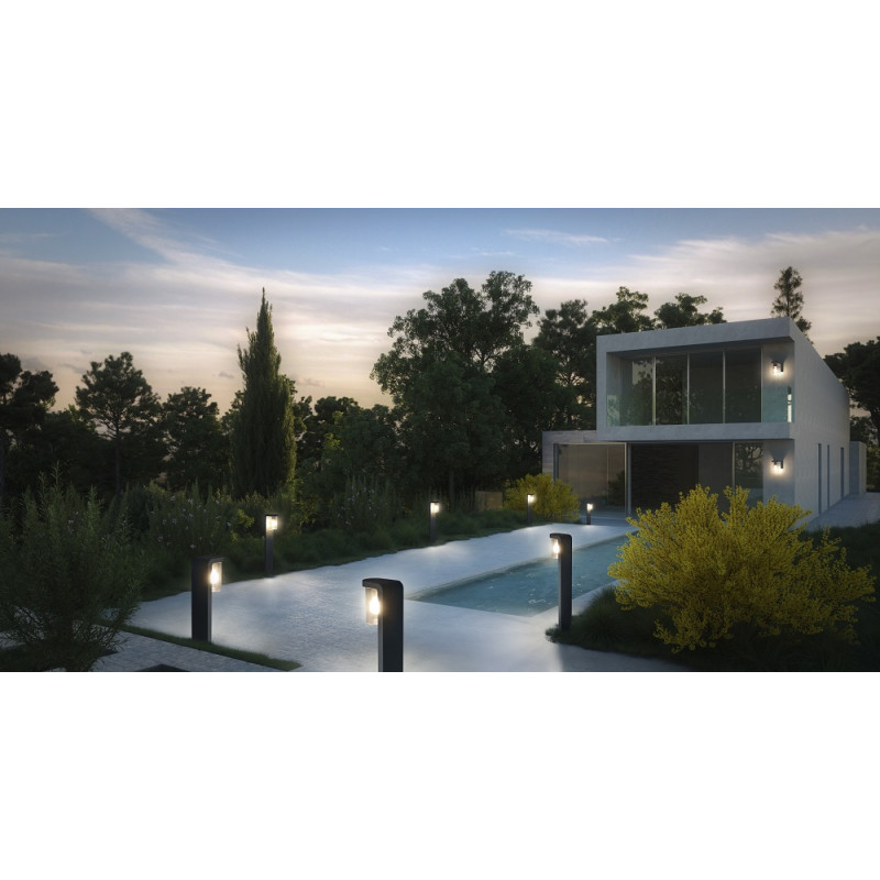Applique extérieure Endura Cascade grise E27 60 W LEDVANCE