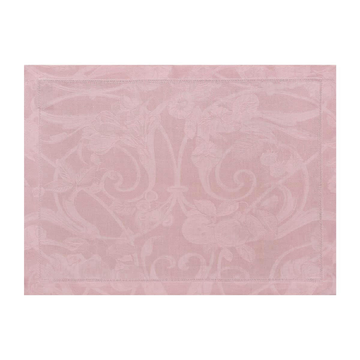 TIVOLI - Set de table en lin rose poudre 50 x 38