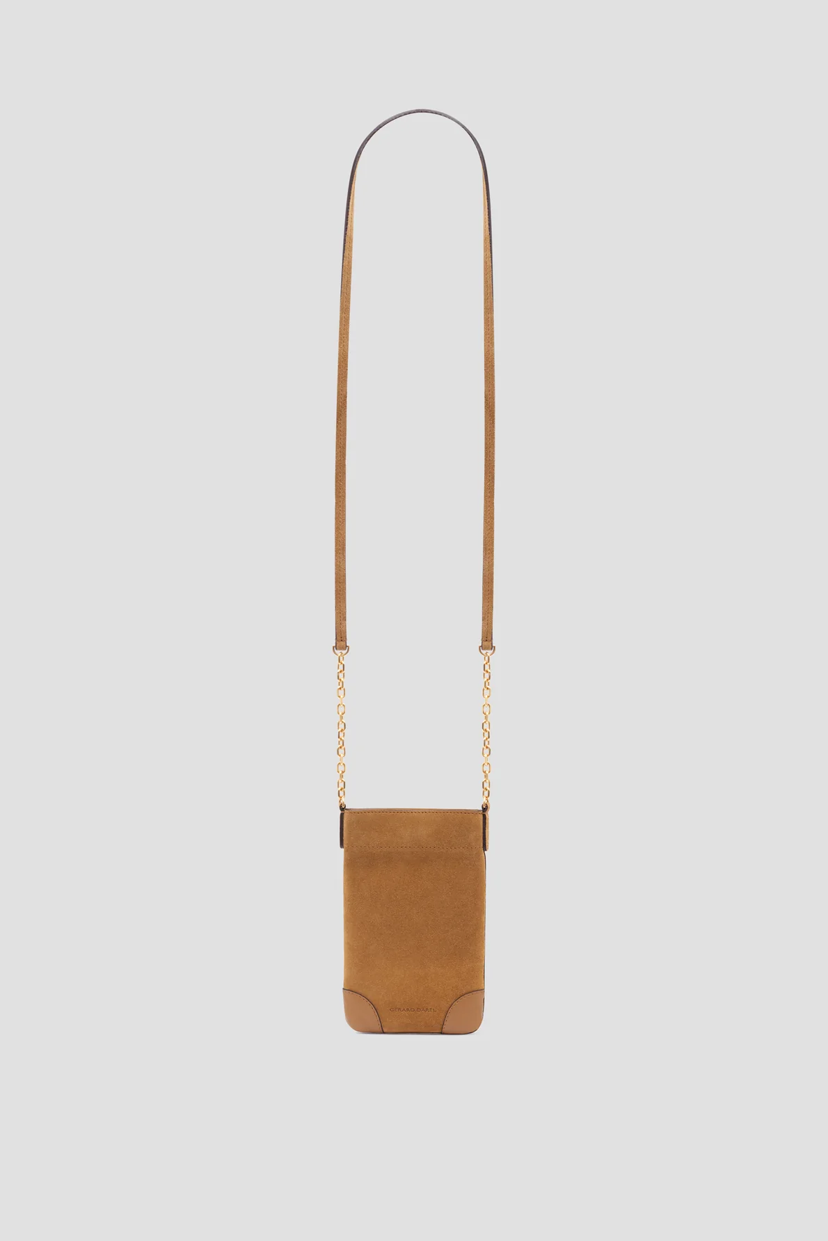 Porte téléphone en cuir velours - LE CHARLOTTE PHONE