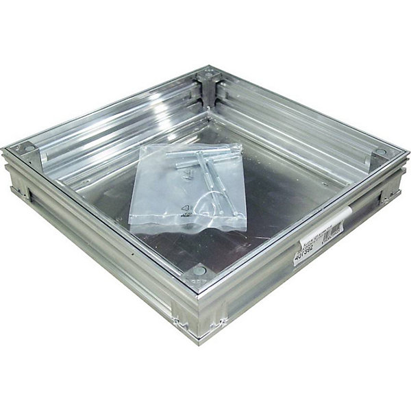 Alucover Light/Light Low - Couvercle à carreler étanche - ACO - 60 x 60 cm 72,5 mm