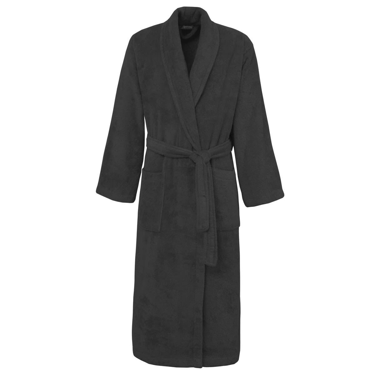 LUXURY - Peignoir de bain mixte 420gr/m² Anthracite L