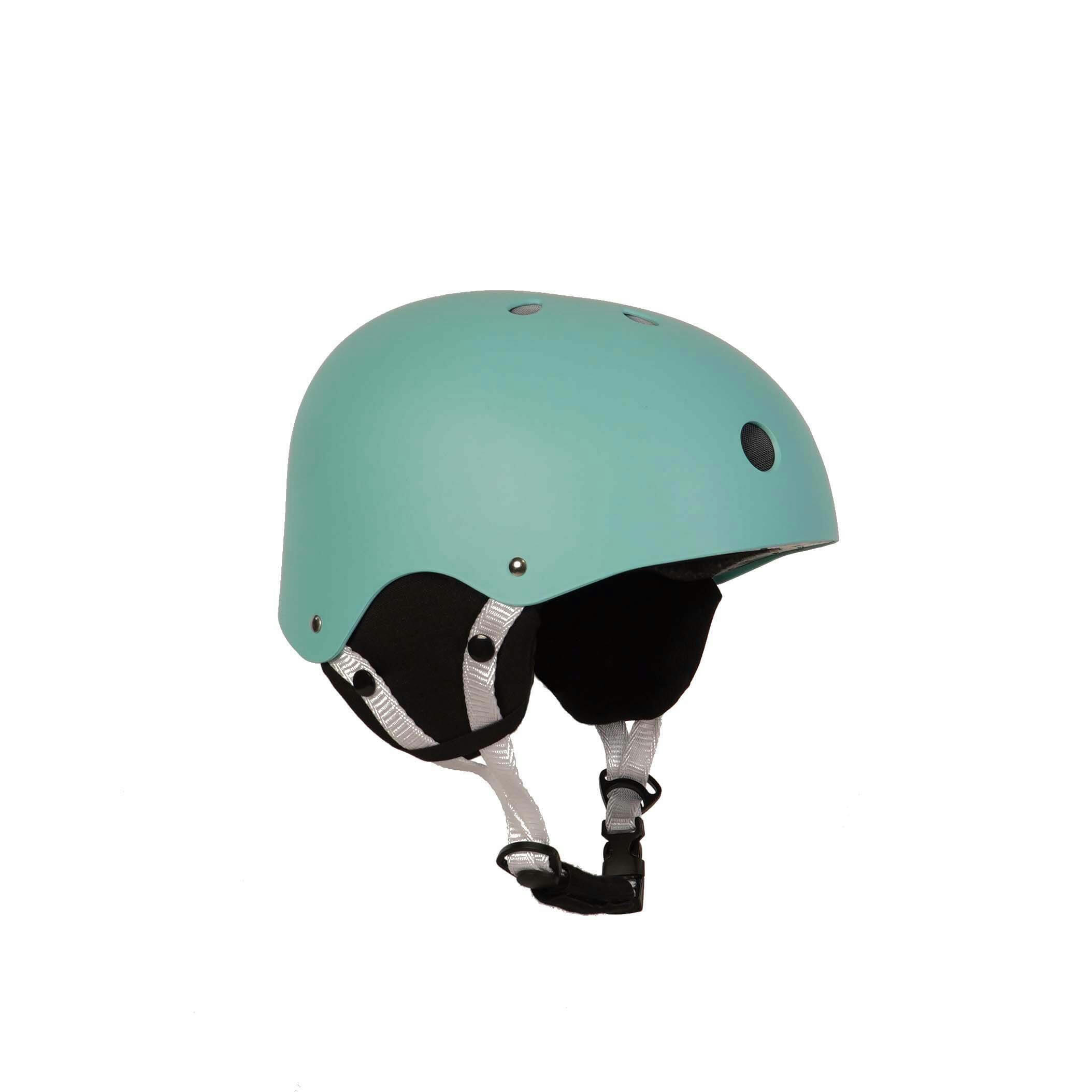Decibel Youth Kids' Protective Dial-Fit Ski/Snowboard Safety Helmet, Shockproof ABS, Aqua