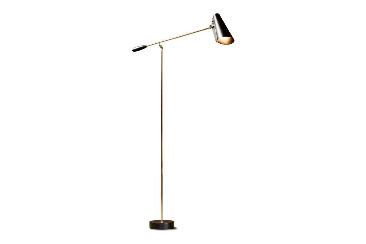 BIRDY - Lampe liseuse en métal doré et noir