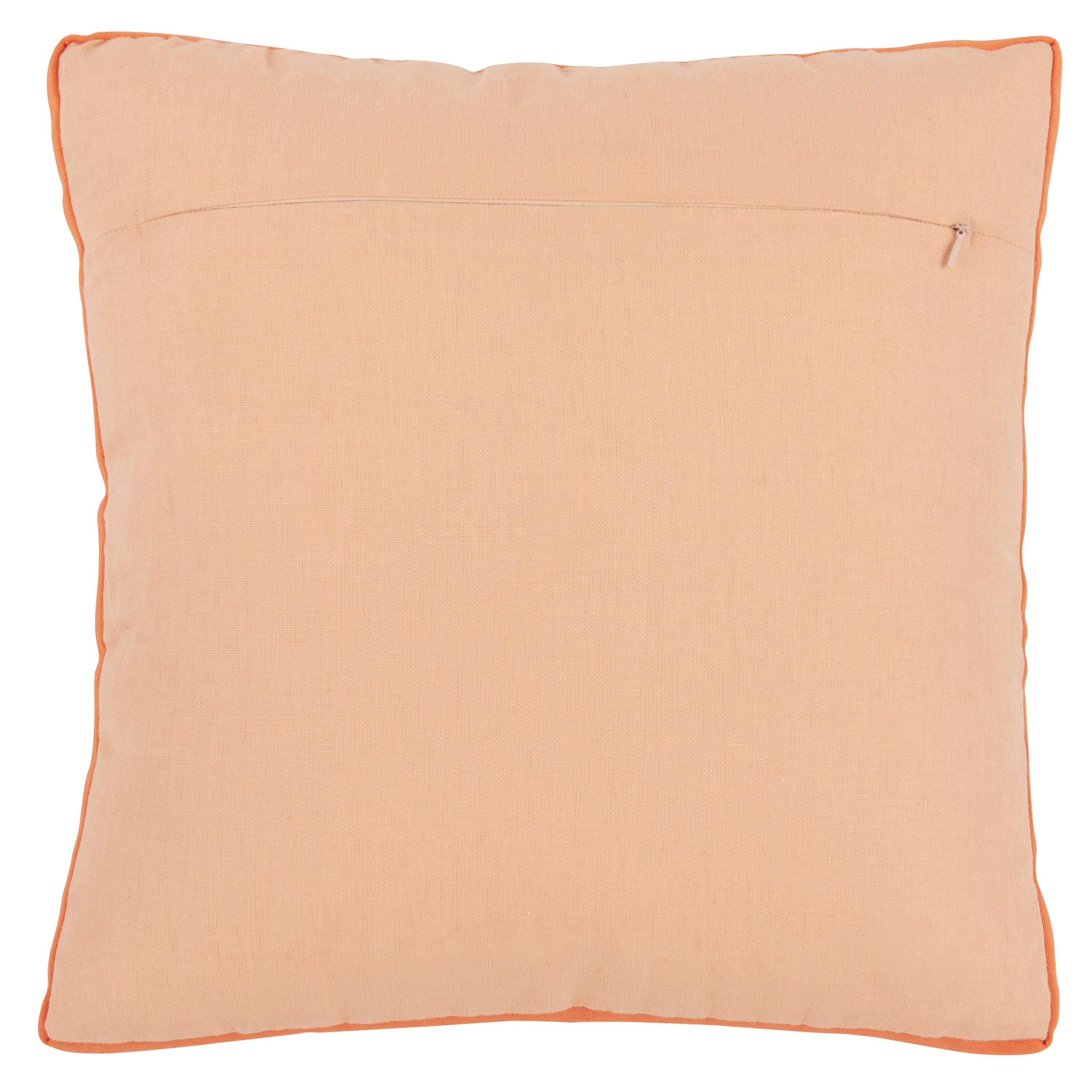 COVELO - Coussin en polyester recyclé orange 40x40