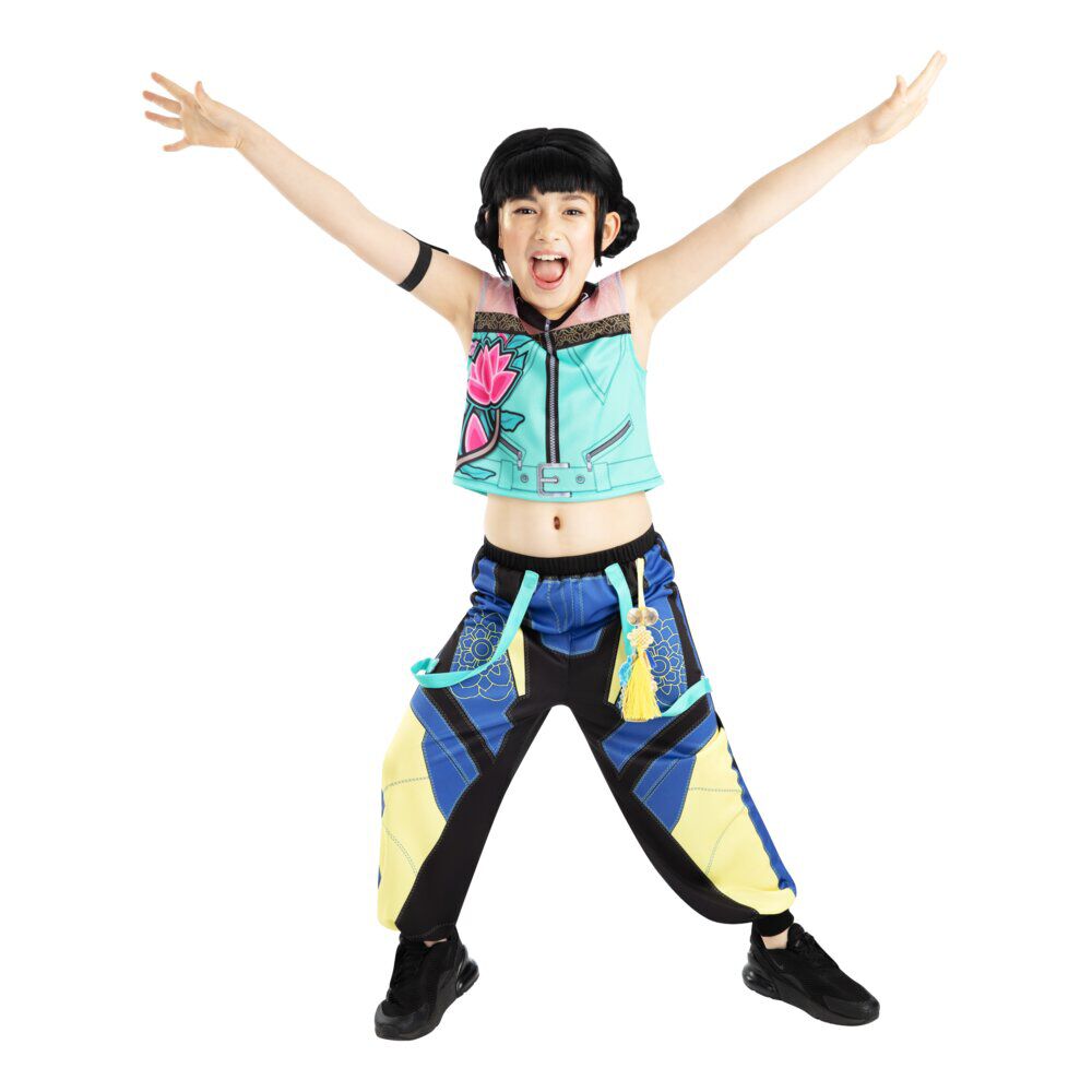 Déguisement enfant fille KPOP Zoey bleu 7/8ans