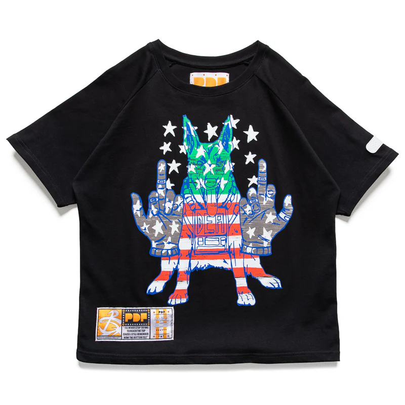 PDF Channel The New Skinny Barti Cagnaccio Tee - Black