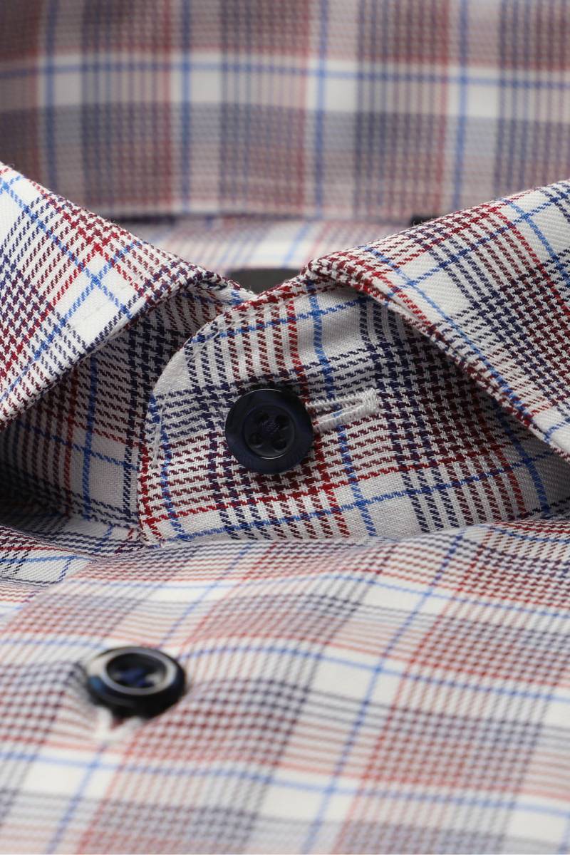 ETERNA Modern Fit Hemd rot, Kariert