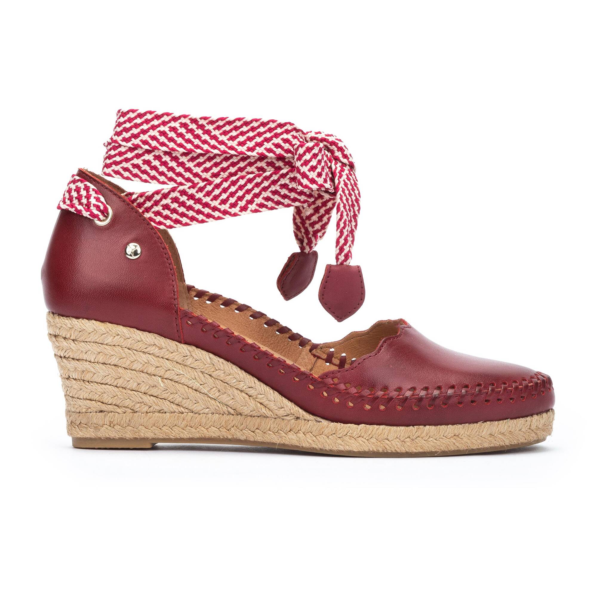VILA - Sandalias con cintas y cuña para mujer