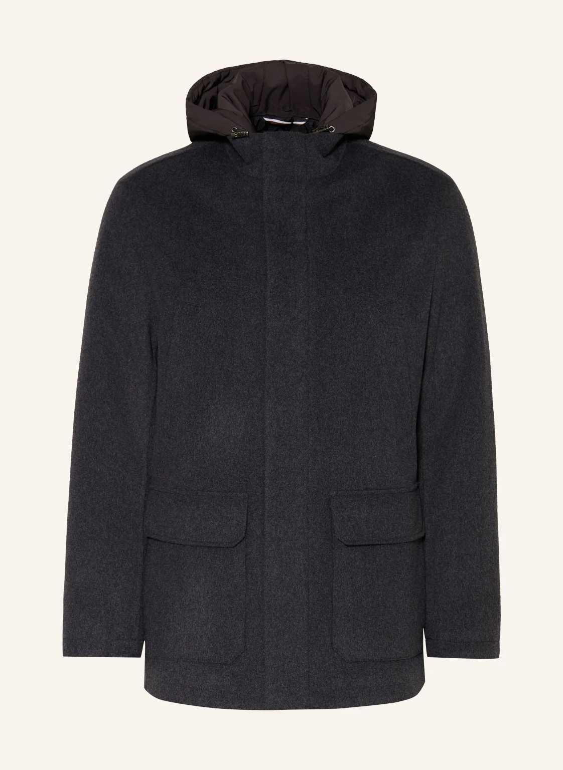 bugatti Jacke mit abnehmbarer Kapuze