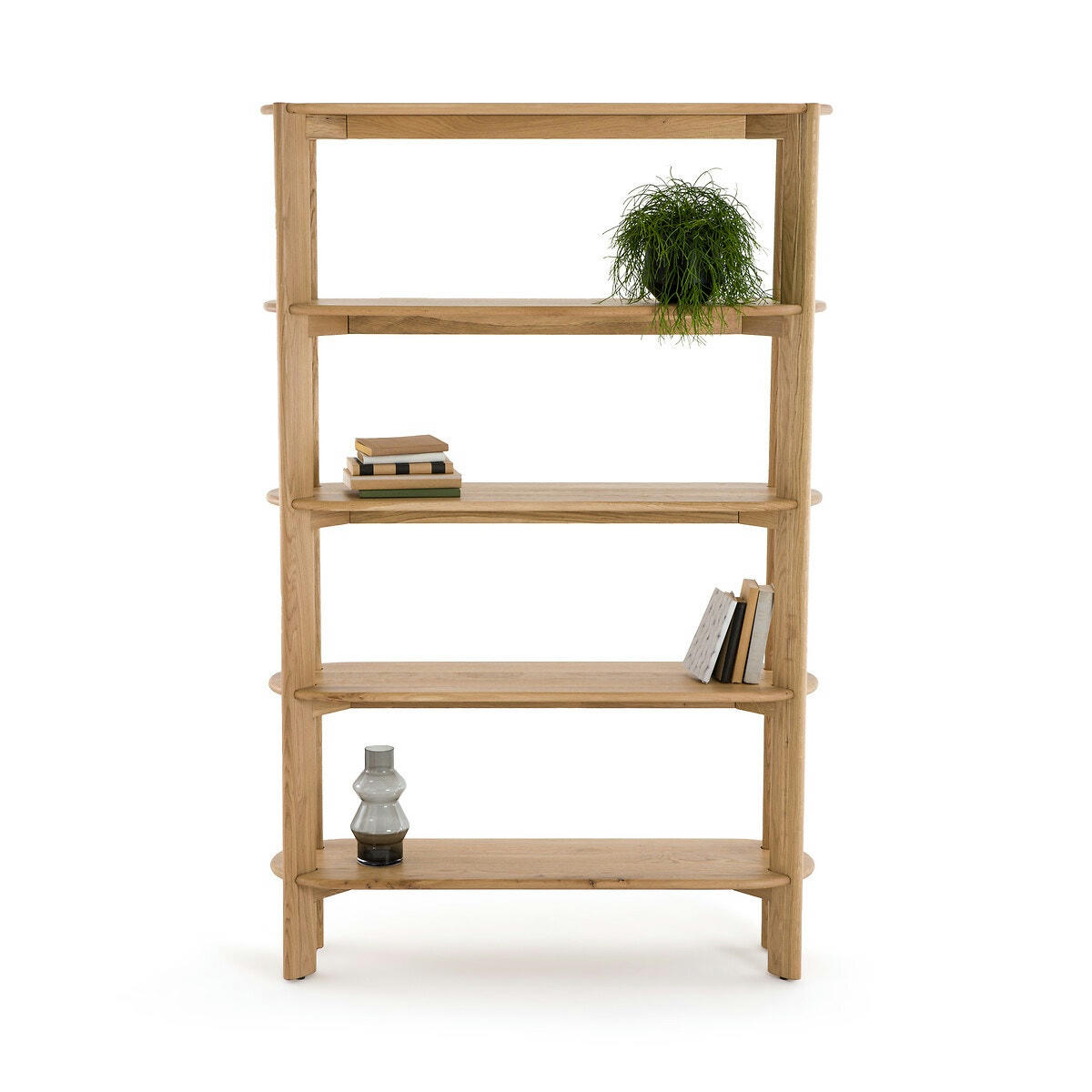 Etagère 5 tablettes chêne massif, Elmo
