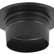 DuraVent Single Wall Chimney Stove Pipe Kit, Stainless Steel, Black