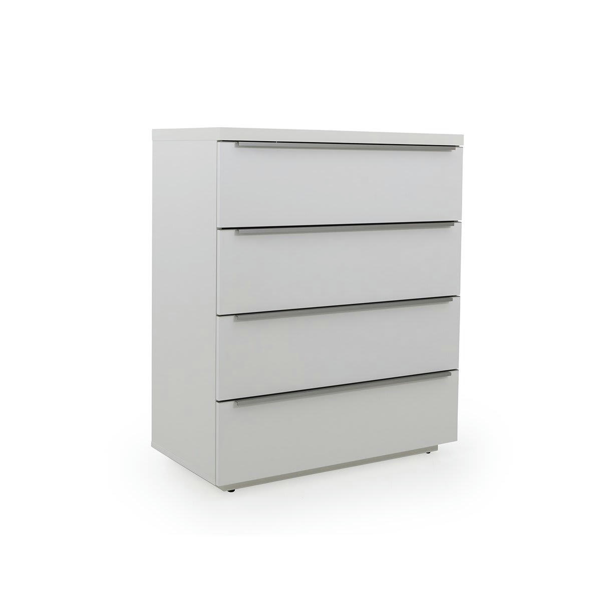 MILLIMY - Commode haute 4 tiroirs en bois