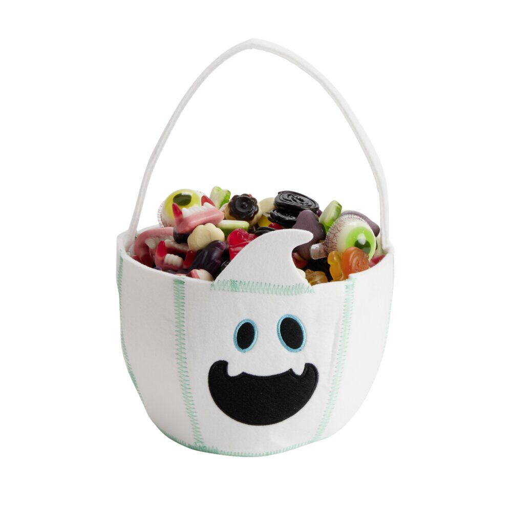 Sac à bonbon Halloween feutrine 13xH17cm
