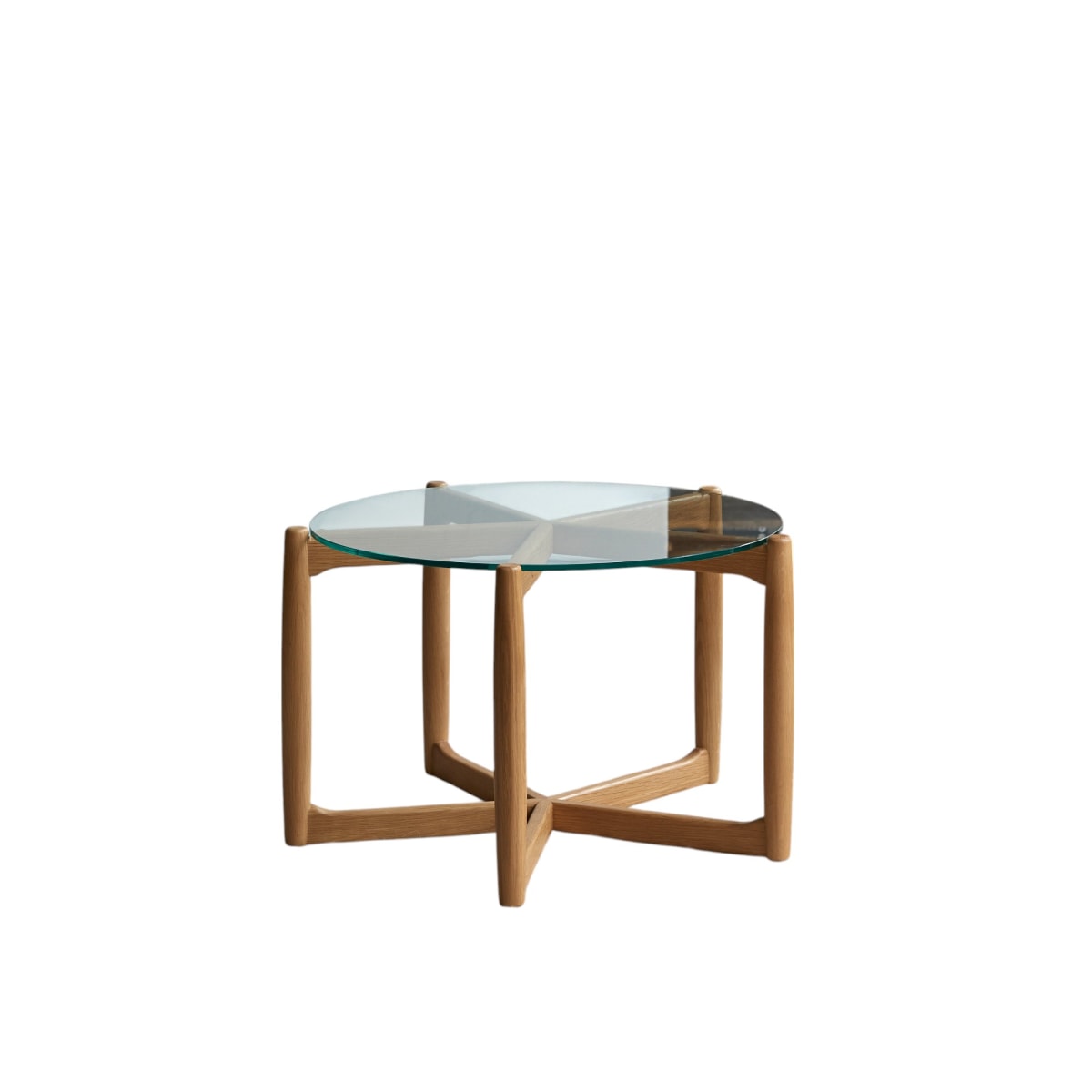Tikamoon Massief eiken salontafel - Naturel