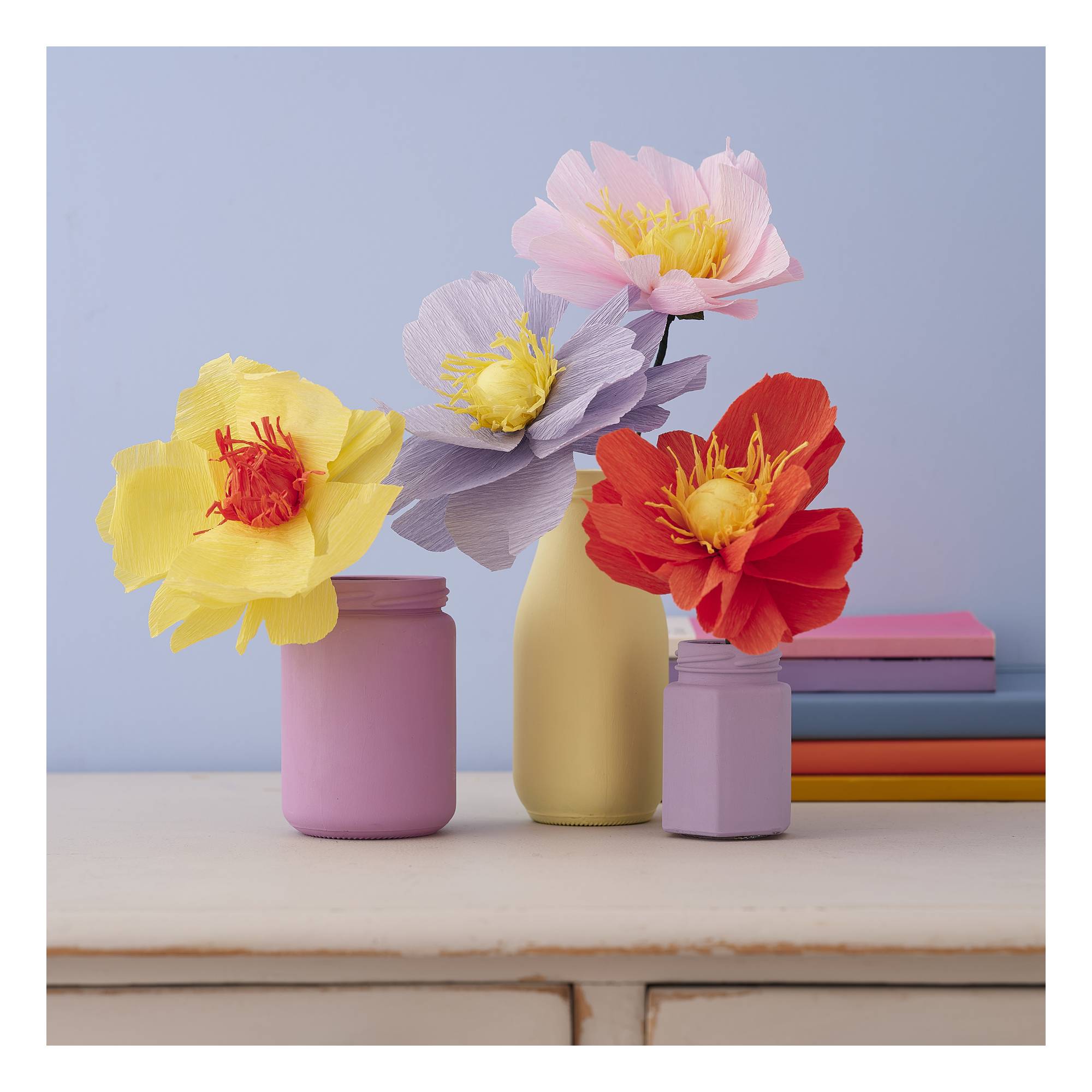 Make Your Own Paper Flowers 4 Pack