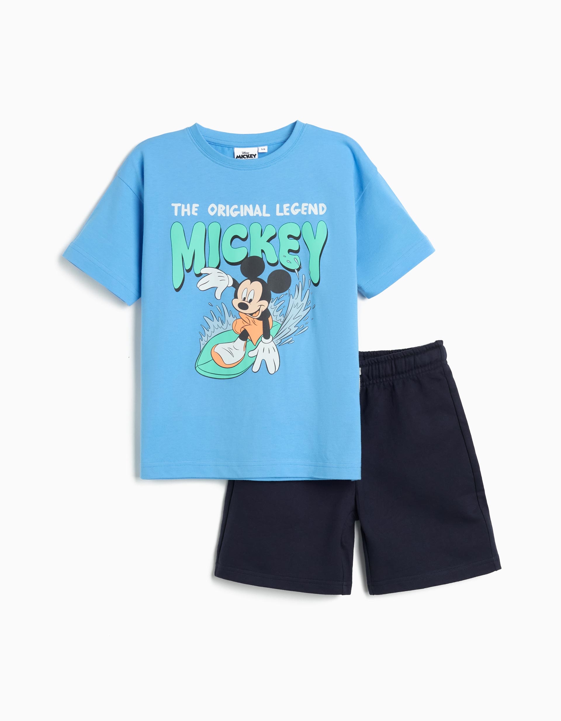 Conjunto 'Mickey' ©Disney, Menino, Azul Claro