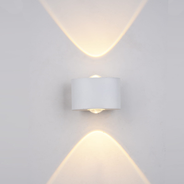 Kinkiet zewnętrzny GILBERTO 3000K biały LED 1x2W 120lm IP54 Italux
