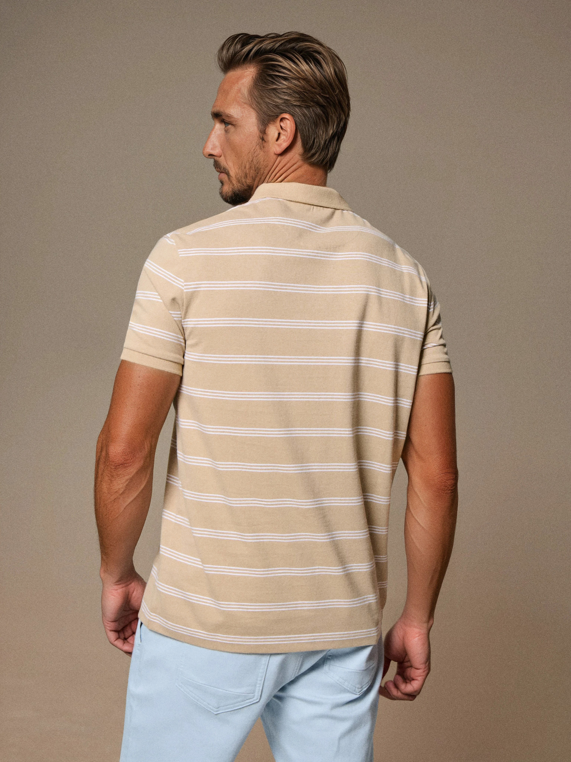 Bawełniane polo w paski