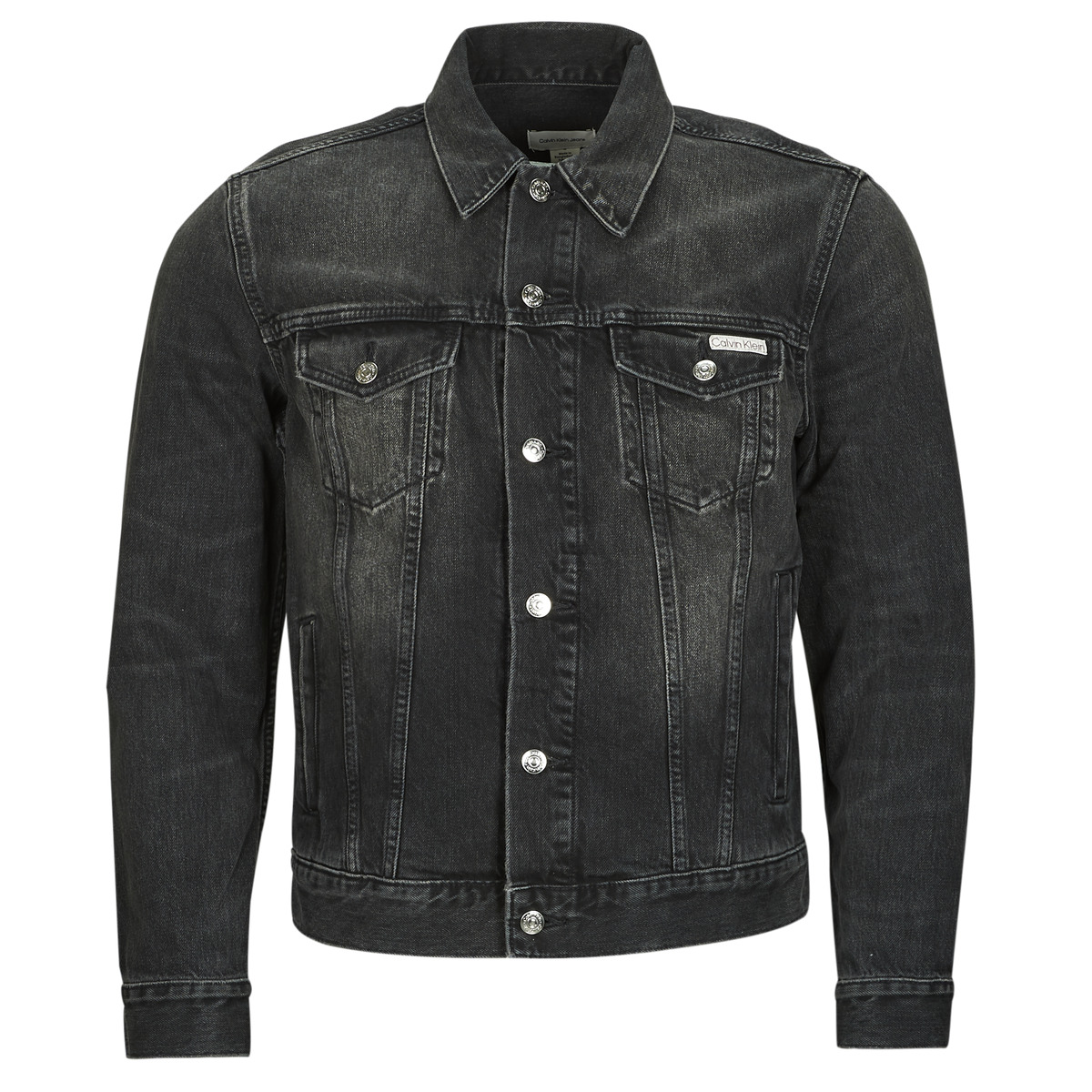 Calvin Klein Jeans - KLEIN BLACK CLASSIC TRUCKER - Black