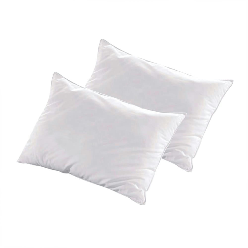 GRAND PALACE - Lot de 2 oreillers 45x70   Fibres creuses polyester